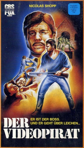 Der Videopirat - German VHS movie cover (thumbnail)