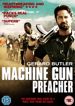 Machine Gun Preacher - British DVD movie cover (thumbnail)