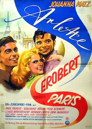 Arlette erobert Paris - German Movie Poster (thumbnail)