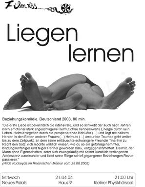 Liegen lernen - German poster (thumbnail)