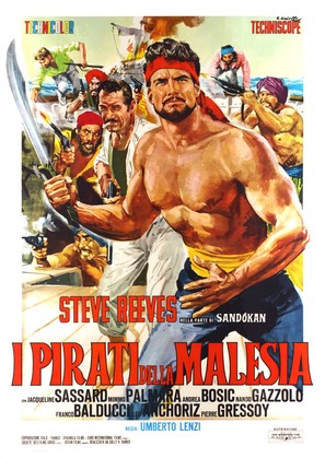 I pirati della Malesia - Italian Movie Poster (thumbnail)
