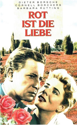 Rot ist die Liebe - German VHS movie cover (thumbnail)