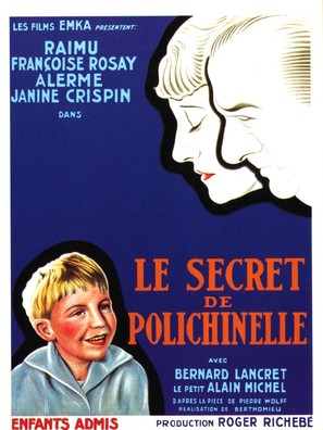 Le secret de Polichinelle - French Movie Poster (thumbnail)