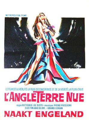 Inghilterra nuda - Belgian Movie Poster (thumbnail)