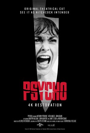 Psycho - British Movie Poster (thumbnail)