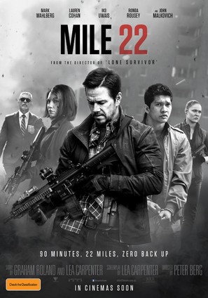 Mile 22 - Australian Movie Poster (thumbnail)