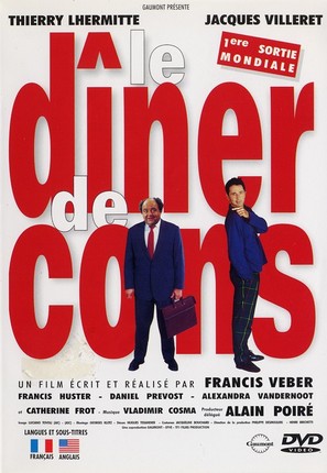 Le d&icirc;ner de cons - French DVD movie cover (thumbnail)