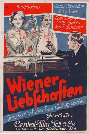 Wiener Liebschaften - German Movie Poster (thumbnail)