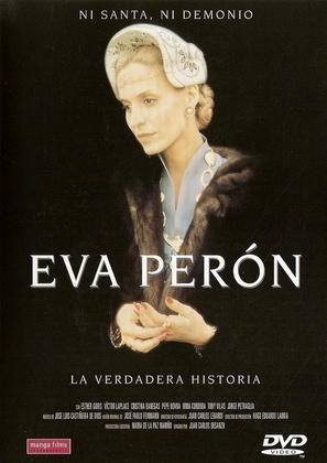 Eva Per&oacute;n - Argentinian DVD movie cover (thumbnail)