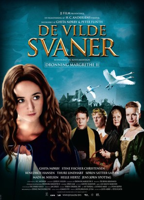 De vilde svaner - Danish Movie Poster (thumbnail)