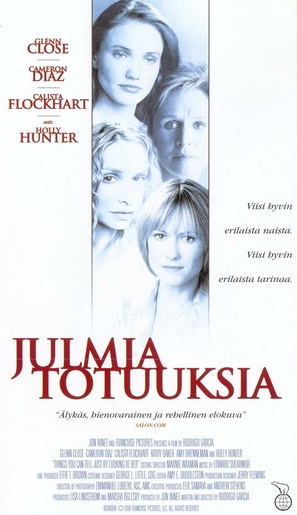 Things You Can Tell Just By Looking At Her - Finnish VHS movie cover (thumbnail)