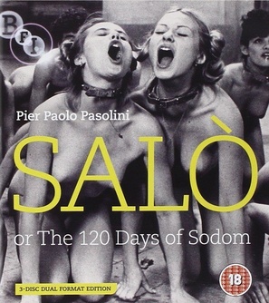 Sal&ograve; o le 120 giornate di Sodoma - British Blu-Ray movie cover (thumbnail)