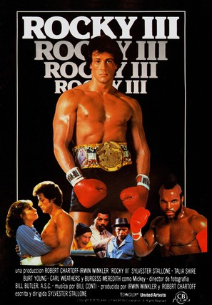 Rocky III - Spanish Movie Poster (thumbnail)