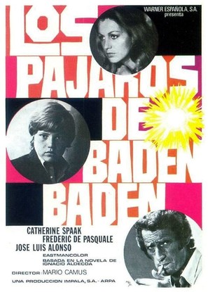 P&aacute;jaros de Baden-Baden, Los - Spanish Movie Poster (thumbnail)