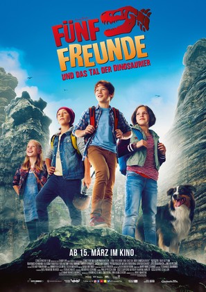 F&uuml;nf Freunde und das Tal der Dinosaurier - German Movie Poster (thumbnail)