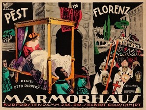 Die Pest in Florenz - German Movie Poster (thumbnail)