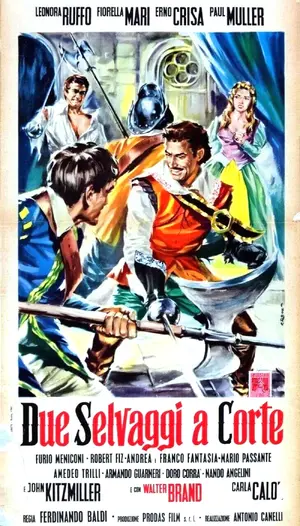 Due selvaggi a corte Poster