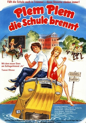 Plem, Plem - Die Schule brennt - German Movie Poster (thumbnail)