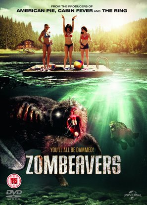 Zombeavers - British DVD movie cover (thumbnail)