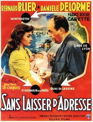 ...Sans laisser d&#039;adresse - French Movie Poster (thumbnail)