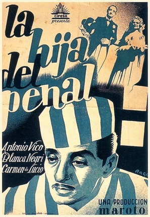 La hija del penal - Spanish Movie Poster (thumbnail)