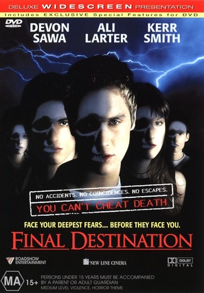 Final Destination - Australian DVD movie cover (thumbnail)