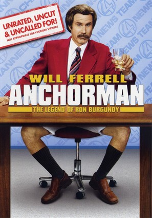 Anchorman: The Legend of Ron Burgundy - DVD movie cover (thumbnail)