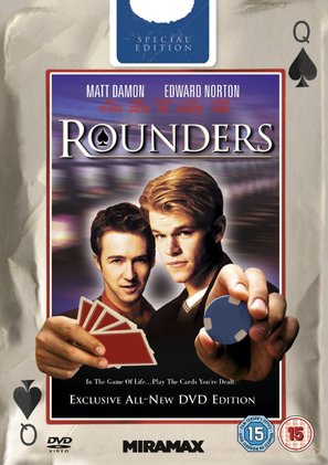 Rounders - British DVD movie cover (thumbnail)