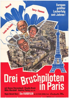 La grande vadrouille - German Movie Poster (thumbnail)