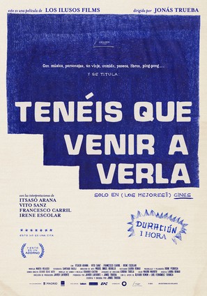 Ten&eacute;is que venir a verla - Spanish Movie Poster (thumbnail)