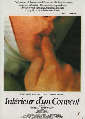 Interno di un convento - French Movie Poster (thumbnail)