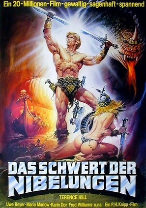 Das Schwert der Nibelungen - German Movie Poster (thumbnail)