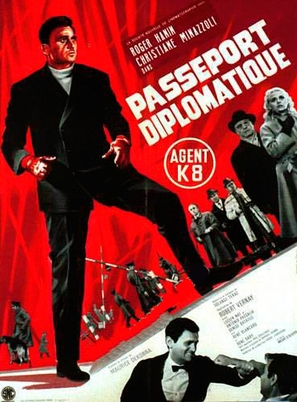 Passeport diplomatique agent K 8 - French Movie Poster (thumbnail)