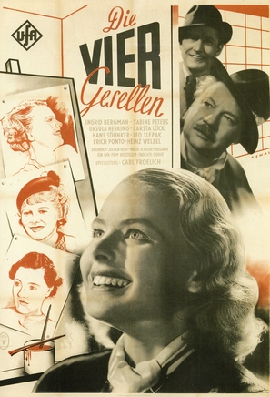 Vier Gesellen, Die - German Movie Poster (thumbnail)