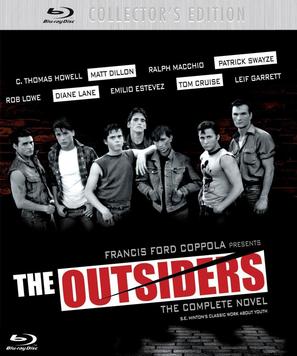 The Outsiders - British Blu-Ray movie cover (thumbnail)