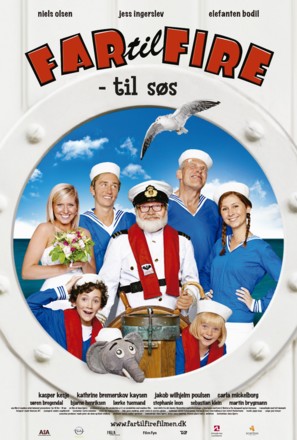 Far til fire - til S&oslash;s - Danish Movie Poster (thumbnail)