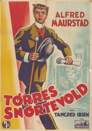 T&oslash;rres Sn&oslash;rtevold - Norwegian Movie Poster (thumbnail)