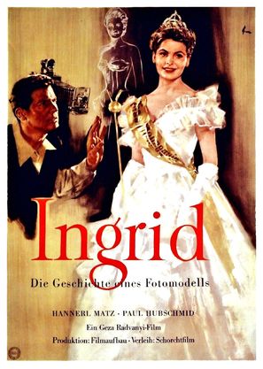 Ingrid - Die Geschichte eines Fotomodells - German Movie Poster (thumbnail)