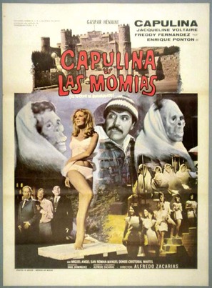 &#039;Capulina contra las momias&#039; (El terror de Guanajuato) - Mexican Movie Poster (thumbnail)