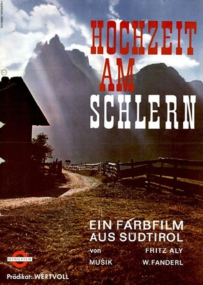 Hochzeit am Schlern - German Movie Poster (thumbnail)