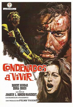 Condenados a vivir - Spanish Movie Poster (thumbnail)