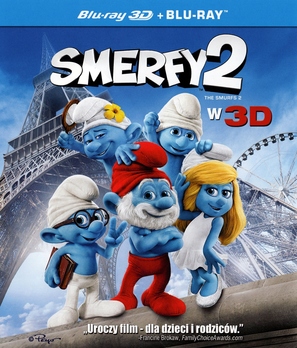 The Smurfs 2 - Polish Blu-Ray movie cover (thumbnail)