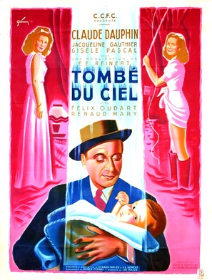 Tomb&eacute; du ciel - French Movie Poster (thumbnail)
