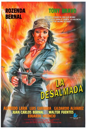 La desalmada - Mexican Movie Poster (thumbnail)