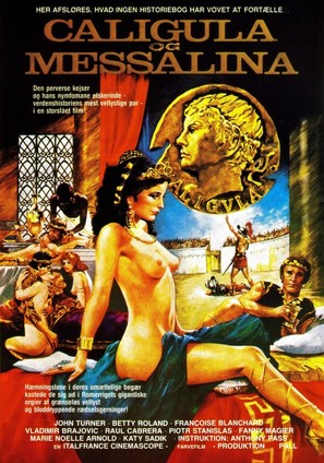 Caligula et Messaline - Danish Movie Poster (thumbnail)