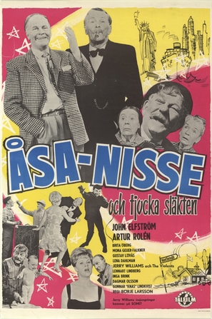&Aring;sa-Nisse och tjocka sl&auml;kten - Swedish Movie Poster (thumbnail)
