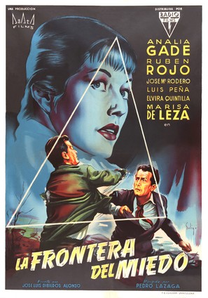 La frontera del miedo - Spanish Movie Poster (thumbnail)