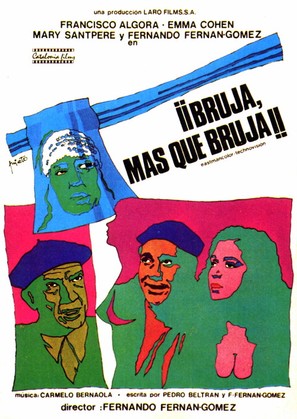 Bruja, m&aacute;s que bruja - Spanish Movie Poster (thumbnail)
