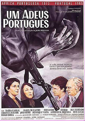 Um Adeus Portugu&ecirc;s - Portuguese DVD movie cover (thumbnail)