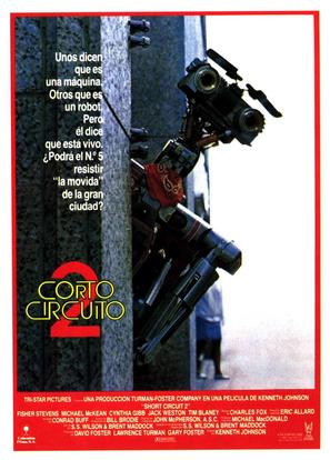 Short Circuit 2 - Spanish Movie Poster (thumbnail)